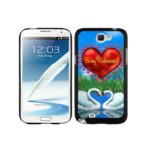 Valentine Swan Samsung Galaxy Note 2 Cases DPU